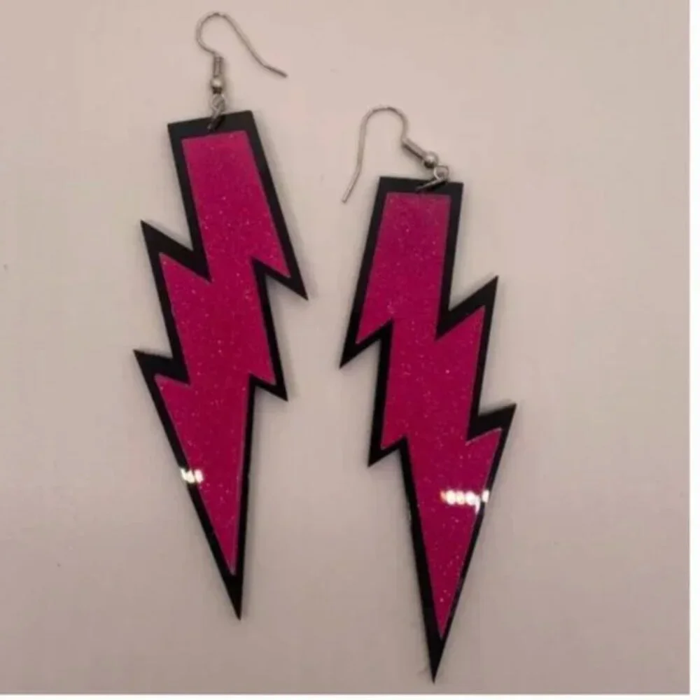 ✨ FREE Lightning Shimmer Glitter Boho Peasant Hipster Hippie Art Deco Earrings